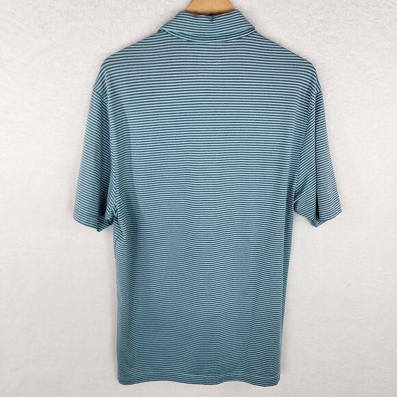 2 Under Armour Golf Polo Shirts Men L Loose Fit Heatgear Stonecreek Logo Green - Picture 12 of 12